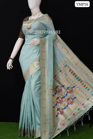 TRADITIONAL YEOLA MUNIYA PAITHANI