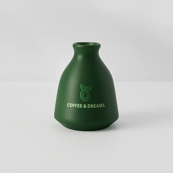Modern Ceramic Vase - Green