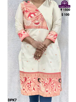 Designer Paithani Kurti