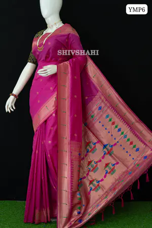 TRADITIONAL YEOLA MUNIYA PAITHANI