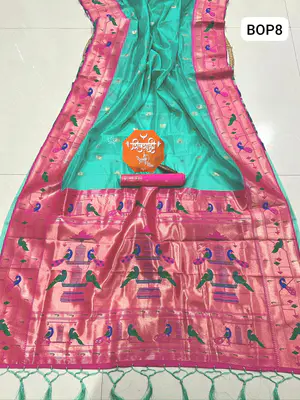 Brocade Organza Paithani