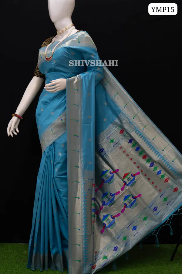 TRADITIONAL YEOLA MUNIYA PAITHANI