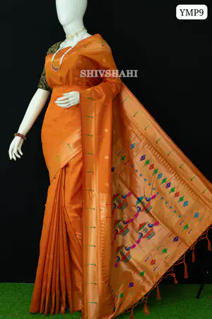 TRADITIONAL YEOLA MUNIYA PAITHANI