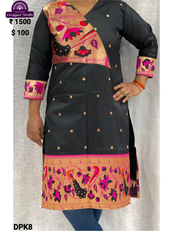 Designer Paithani Kurti