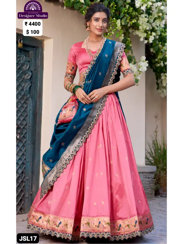 Jacquard Silk Lehenga Choli